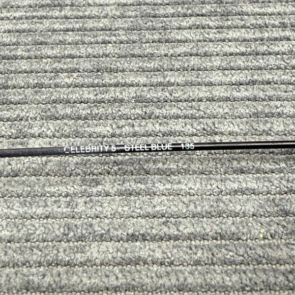 Celebrity by Altair Y2k Eyewear SBlue Oval Metal Glasses Frames Italy 48-20-135 - Picture 5 of 11